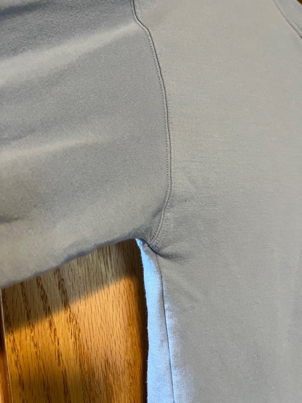 Athleta Light Periwinkle Henley Top - Picture 8 of 11